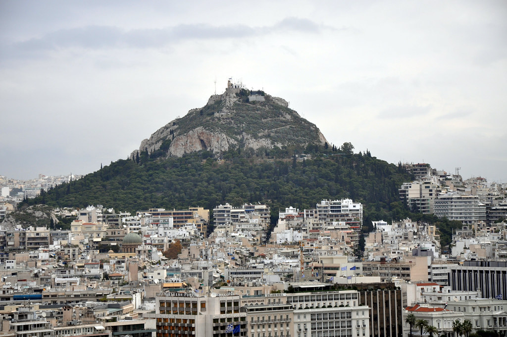 The Acropolis and Athens skyline in daylight